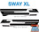 2021 2022 F-150 SWAY : 2021 2022 Ford F-150 Side Door Body Stripes Vinyl Graphic Decals Kit (VGP-7474)