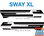 2021-2026 F-150 SWAY XL : 2021-2026 Ford F-150 Side Door Body Stripes Vinyl Graphic Decals Kit (VGP-7475)