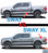 2021 F-150 SWAY XL : 2021 Ford F-150 Side Door Body Stripes Vinyl Graphic Decals Kit (VGP-7475)