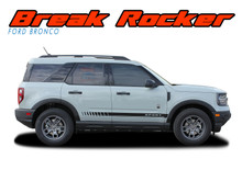 BREAK : 2021 2022 2023 Ford Bronco Sport Body Decals Door Stripes Vinyl Graphics Kit