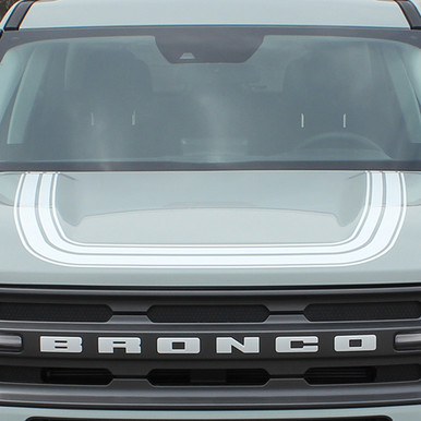 NEW 2021 Ford Bronco Hood Stripe Decals REVIVE HOOD All Models