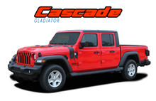 CASCADE : 2020 2021 2022 2023 Jeep Gladiator Body Mountain Vinyl Graphics Decal Stripe Kit