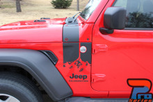 2020-2024 Jeep Gladiator & 2018-2024 Wrangler Hood Decals CASCADE