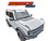 BRONCO HOOD : 2021 2022 2023 2024 Ford Bronco Full Size Hood Decals Hood Stripes Vinyl Graphics Kit (VGP-8242)