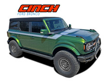 CINCH : 2021 2022 2023 Ford Bronco Full Size Side Door Decals Body Stripes Vinyl Graphics Kit (VGP-8243)