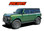 REINS : 2021 2022 Ford Bronco Full Size Upper Side Door Decals Body Stripes Vinyl Graphics Kit (VGP-8294)