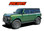 REINS : 2021-2026 Ford Bronco Full Size Upper Side Door Decals Body Stripes Vinyl Graphics Kit (VGP-8294)