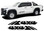 FRONTIER 4x4 : 2022-2024 Nissan Frontier Side Body Graphics Door Accent Striping Vinyl Stripes Decal Kit 