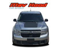 MAV HOOD: 2022 2023 2024 2025 Ford Maverick Hood Stripes Decals Vinyl Graphics Kit (VGP-9732)