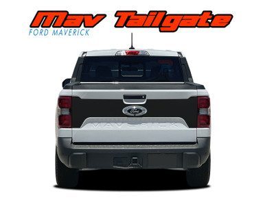 MAV TAILGATE BLACKOUT: 2022-2026 Ford Maverick Tailgate Stripes Decals Vinyl Graphics Kit (VGP-9734)