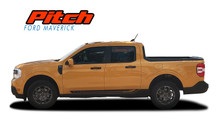 PITCH: 2022-2026 Ford Maverick Rocker Stripes Door Decals Vinyl Graphics Kit (VGP-9736)