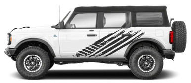 2021 2022 2023 2024 Ford Bronco Decals Door Body Stripes Vinyl Graphics Kit ( VGP-9577-BRONCO)