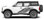 2021 2022 2023 2024 Ford Bronco Decals Door Body Stripes Vinyl Graphics Kit ( VGP-9577-BRONCO)