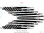 2021 2022 2023 2024 Ford Bronco Decals Door Body Stripes Vinyl Graphics Kit ( VGP-9577-BRONCO)