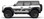 DITHER THREE: 2021-2026 Ford Bronco Decals Door Body Stripes Vinyl Graphics Kit (VGP-9576-BRONCO-ONE)