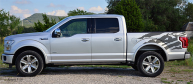 ANTERO: Universal Versatile Side Body Vinyl Graphics Door Stripes Decals Shown on F-150