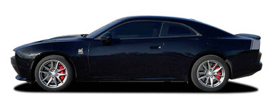 TAILBAND 24 | 2024-2025 Dodge Charger Trunk Stripes | Hemi Daytona R/T Scat Pack Decals | Mopar Rear Decklid Trunk Vinyl Graphics Kit 