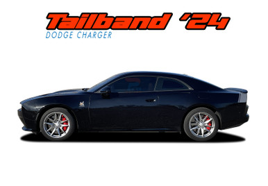 TAILBAND 24 | 2024-2026 Dodge Charger Trunk Stripes | Hemi Daytona R/T Scat Pack Decals | Mopar Rear Decklid Trunk Vinyl Graphics Kit (VGP-10103)