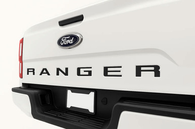 RANGER TAILGATE TEXT '24 | 2024-2026 Ford Ranger Tailgate Letters Inlay Decals Stripes Vinyl Graphics Kit (VGP-9573)
