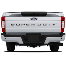 SUPER DUTY TAILGATE TEXT '20 | 2020-2022 Ford Super Duty F-250 F-350 Tailgate Letters Inlay Decals Stripes Vinyl Graphics Kit