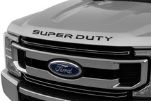 SUPER DUTY HOOD TEXT '20 | 2020-2022 Ford Super Duty F-250 F-350 Hood Letters Inlay Decals Stripes Vinyl Graphics Kit