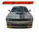 SIDEWINDER RED/BLACK | 2015-2023 Dodge Challenger Factory OE Factory Style Offset Racing Stripes for Shaker Style Hood Vinyl Graphic Roof Trunk Decals (VGP-9206)
