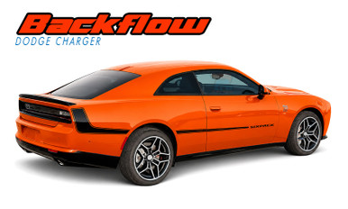 BREAKAWAY | 2024-2026 Dodge Charger Rear Quarter Panel to Side Door Stripes Vinyl Graphic Decals Kit (VGP-10620)