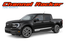 CHANNEL | 2022-2026 Ford Maverick Rocker Stripes Door Decals Vinyl Graphics Kit (VGP-10647)