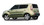 RUSH : Automotive Vinyl Graphics - Universal Fit Decal Stripes Kit - Pictured with KIA SOUL (ILL-DL01)