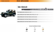 RIO GRANDE Universal Vinyl Graphics Decorative Striping and 3D Decal Kits by Sign Tech Media, Inc. (STM-RG)