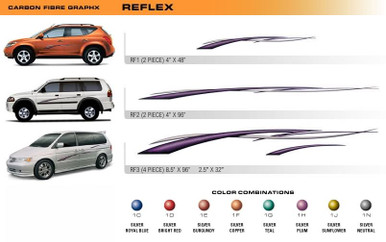REFLEX Universal Vinyl Graphics Decorative Striping and 3D Decal Kits by Sign Tech Media, Inc. (STM-RF)