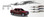 RAZORBACK : Automotive Vinyl Graphics - Universal Fit Decal Stripes Kit - Pictured with HONDA RIDGELINE (ILL-HR07)