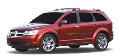 QUEST : Automotive Vinyl Graphics - Universal Fit Decal Stripes Kit - Pictured with DODGE CROSSOVER (ILL-408)