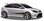 PULSE : Automotive Vinyl Graphics - Universal Fit Decal Stripes Kit - Pictured with TWO DOOR HATCHBACK (ILL-902)