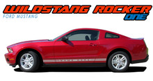 WILDSTANG ROCKER ONE : 2005 2006 2007 2008 2009 Ford Mustang Lower Rocker Panel Stripes Vinyl Graphic Decals (VGP-1185)