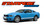 STAMPEDE ROCKER : 2010 2011 2012 Ford Mustang Lower Rocker Panel Stripes Vinyl Graphic Decals (VGP-1494)