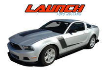 LAUNCH : 2010 2011 2012 2013 Ford Mustang Hood and Side Door Hockey Vinyl Graphic Striping Kit (VGP-1570)