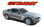 GETAWAY : 2010 2011 2012 Ford Mustang BOSS Style C-Stripe Vinyl Graphic Decal Stripes Kit (VGP-1606)