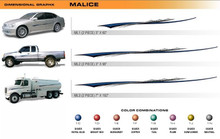 MALICE Universal Vinyl Graphics Decorative Striping and 3D Decal Kits by Sign Tech Media, Inc. (STM-ML)