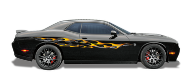 HEAT WAVE : Automotive Vinyl Graphics Premium Striping Decal Designs by Universal Products (UP-09243)