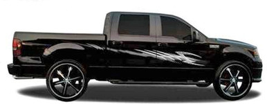 GRAPPLER : Automotive Vinyl Graphics - Universal Fit Decal Stripes Kit - Pictured with FORD F-150 and MIDSIZE CAR (ILL-1181-5602)