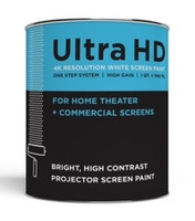 Ultra HD 4K Resolution White Screen Paint