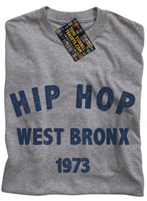 Hip Hop West Bronx 1973 T Shirt (Grey)