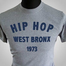 Hip Hop West Bronx 1973 T Shirt (Grey)