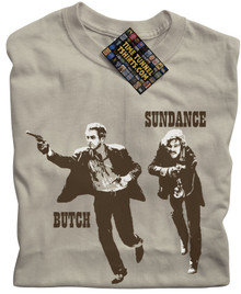 Butch Cassidy and The Sundance Kid T Shirt (Sand)