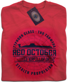 The Hunt for Red October T Shirt (Red)