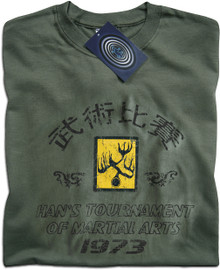Hans Tournament Enter the Dragon T Shirt (Green)