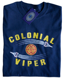 Colonial Viper T Shirt (Blue)