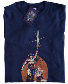 Conan the Barbarian T Shirt (Blue)