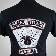 Black Widows Pacoima (REAR PRINT) T Shirt 